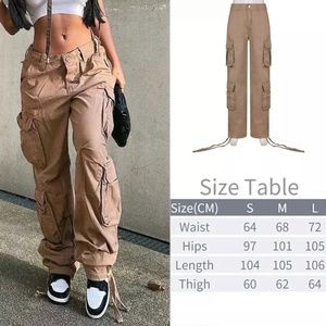 Y2K Pockets Cargo Pants for Women